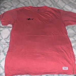 PacSun Pink shirt with small shark graphic